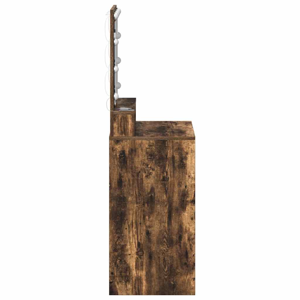 Dressing Table Smoked Oak 50 x 41 x 135 cm Engineered Wood