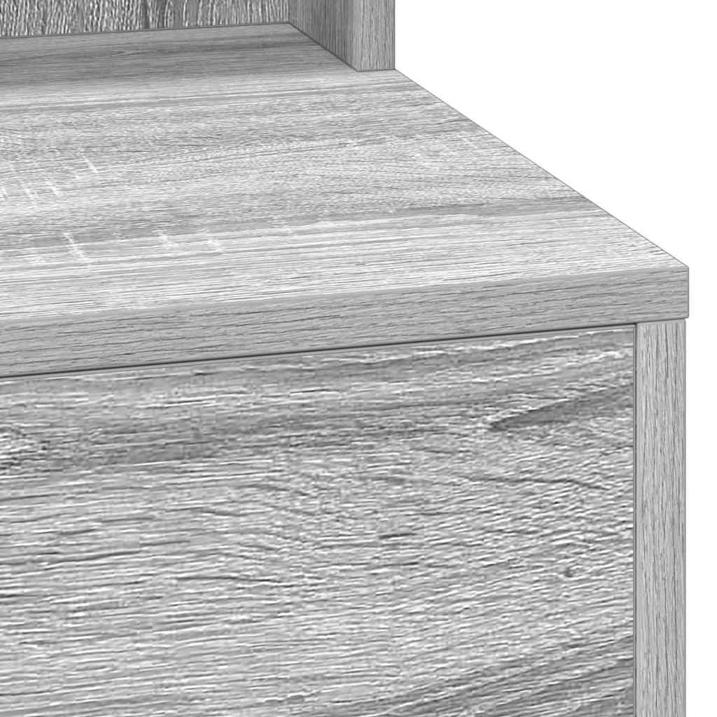 Dressing Table Grey Sonoma 50 x 41 x 135 cm Engineered Wood