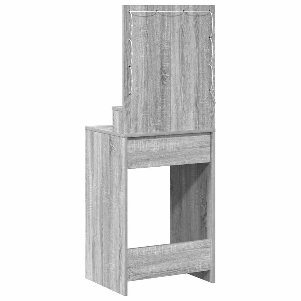 Dressing Table Grey Sonoma 50 x 41 x 135 cm Engineered Wood