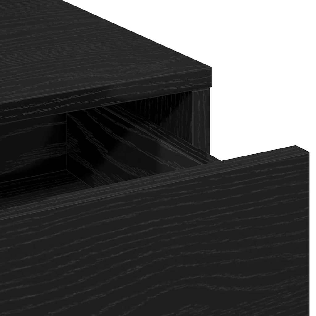 Dressing Table Black oak 50 x 41 x 140 cm Engineered wood