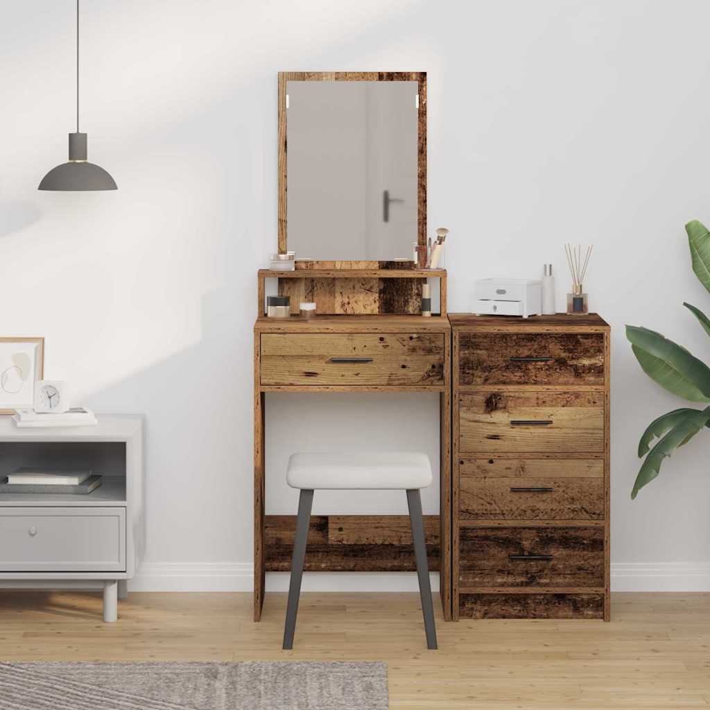 Dressing Table Old Wood 50 x 41 x 140 cm Engineered wood