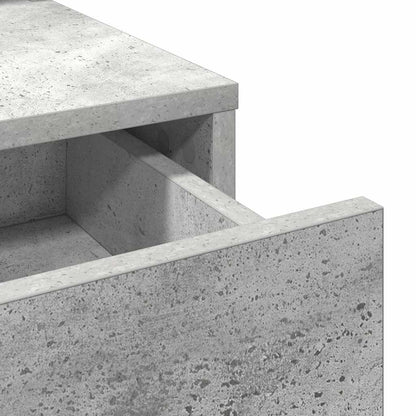 Dressing Table Concrete grey 79 x 41 x 140 cm Engineered wood