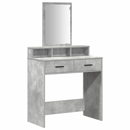 Dressing Table Concrete grey 79 x 41 x 140 cm Engineered wood