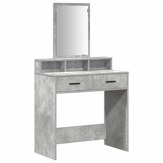 Dressing Table Concrete grey 79 x 41 x 140 cm Engineered wood