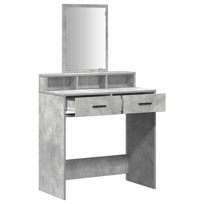 Dressing Table Concrete grey 79 x 41 x 140 cm Engineered wood