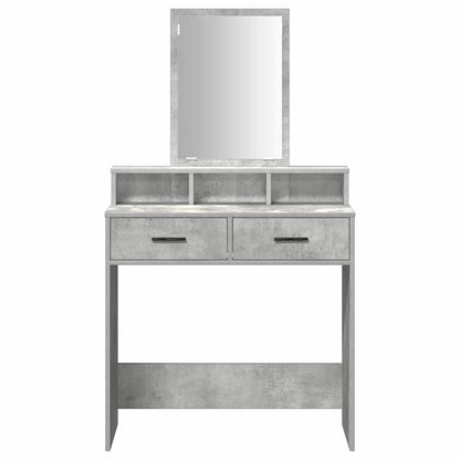 Dressing Table Concrete grey 79 x 41 x 140 cm Engineered wood