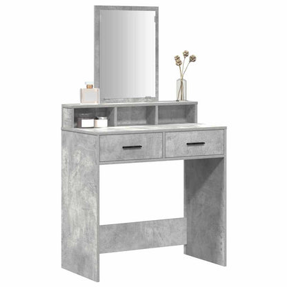 Dressing Table Concrete grey 79 x 41 x 140 cm Engineered wood