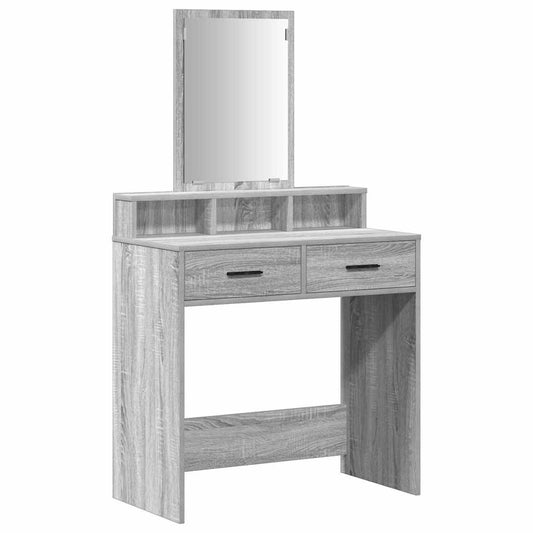 Dressing Table Grey Sonoma 79 x 41 x 140 cm Engineered wood