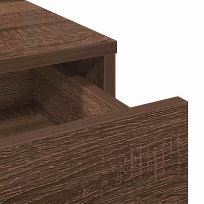 Dressing Table Brown Oak 79 x 41 x 140 cm Engineered wood