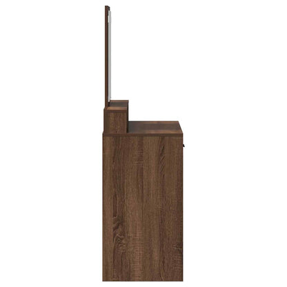 Dressing Table Brown Oak 79 x 41 x 140 cm Engineered wood