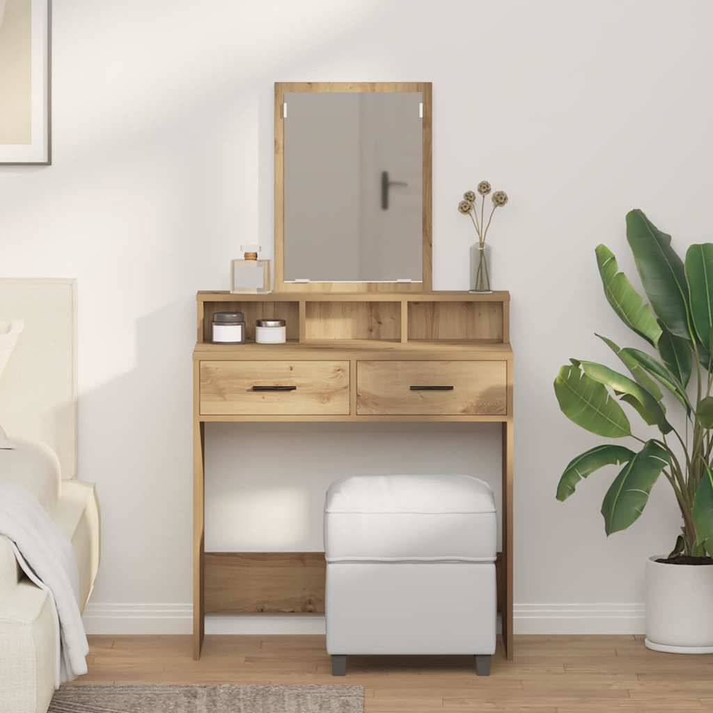 Dressing Table Artisan Oak 79 x 41 x 140 cm Engineered wood