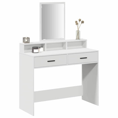 Dressing Table White 100 x 41 x 140 cm Engineered Wood