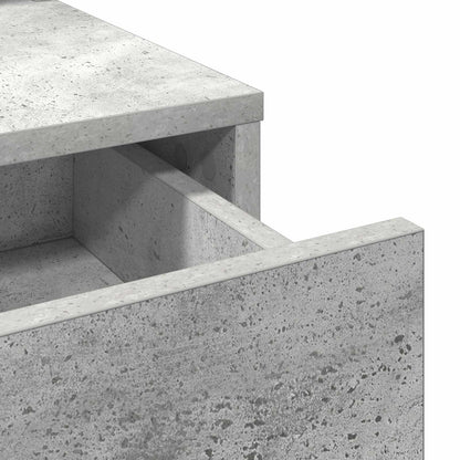 Dressing Table Concrete Grey 100 x 41 x 140 cm Engineered Wood
