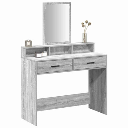Dressing Table Grey Sonoma 100 x 41 x 140 cm Engineered wood