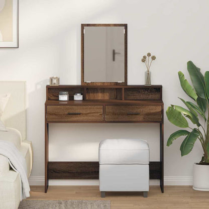 Dressing Table Brown oak 100 x 41 x 140 cm Engineered wood