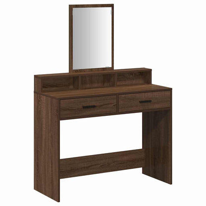 Dressing Table Brown oak 100 x 41 x 140 cm Engineered wood