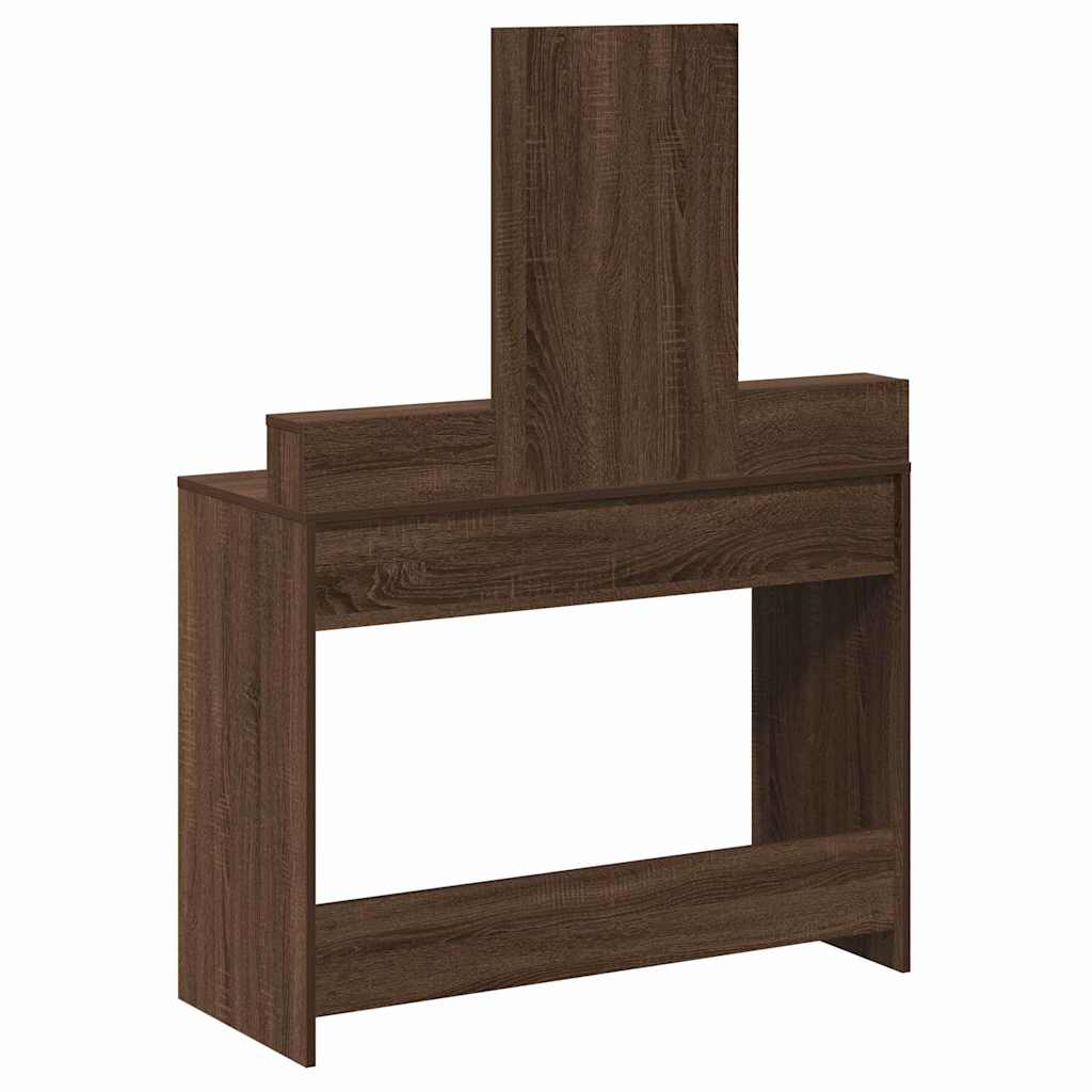 Dressing Table Brown oak 100 x 41 x 140 cm Engineered wood