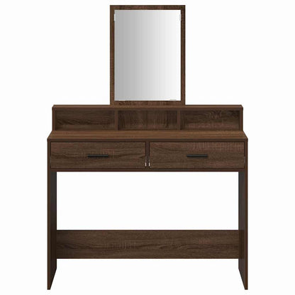 Dressing Table Brown oak 100 x 41 x 140 cm Engineered wood