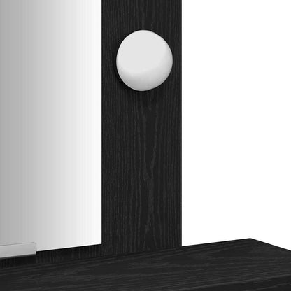 Dressing Table Black 50 x 41 x 140 cm Engineered Wood