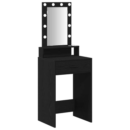 Dressing Table Black 50 x 41 x 140 cm Engineered Wood