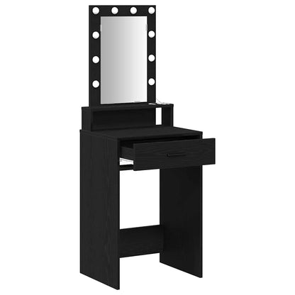 Dressing Table Black 50 x 41 x 140 cm Engineered Wood