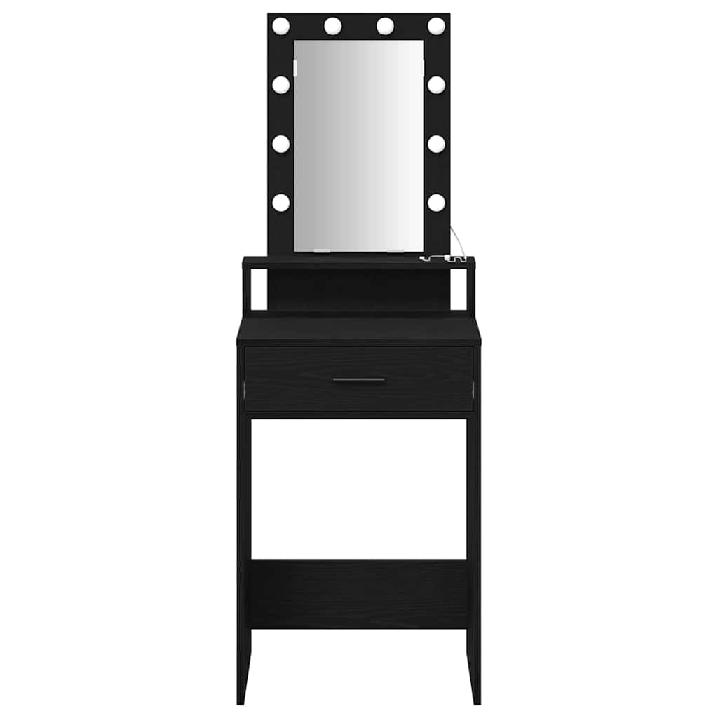 Dressing Table Black 50 x 41 x 140 cm Engineered Wood