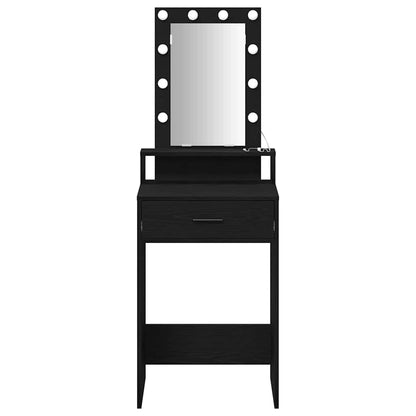 Dressing Table Black 50 x 41 x 140 cm Engineered Wood
