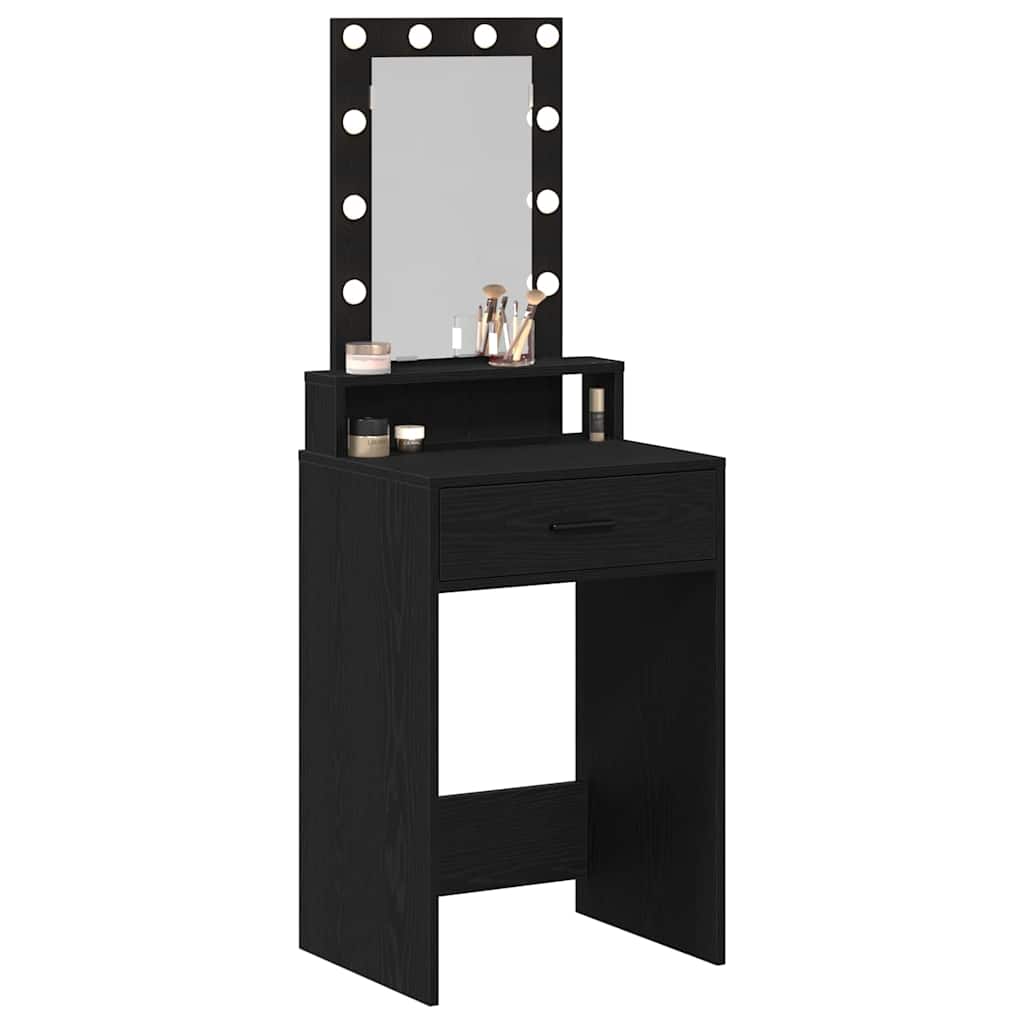 Dressing Table Black 50 x 41 x 140 cm Engineered Wood