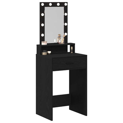Dressing Table Black 50 x 41 x 140 cm Engineered Wood