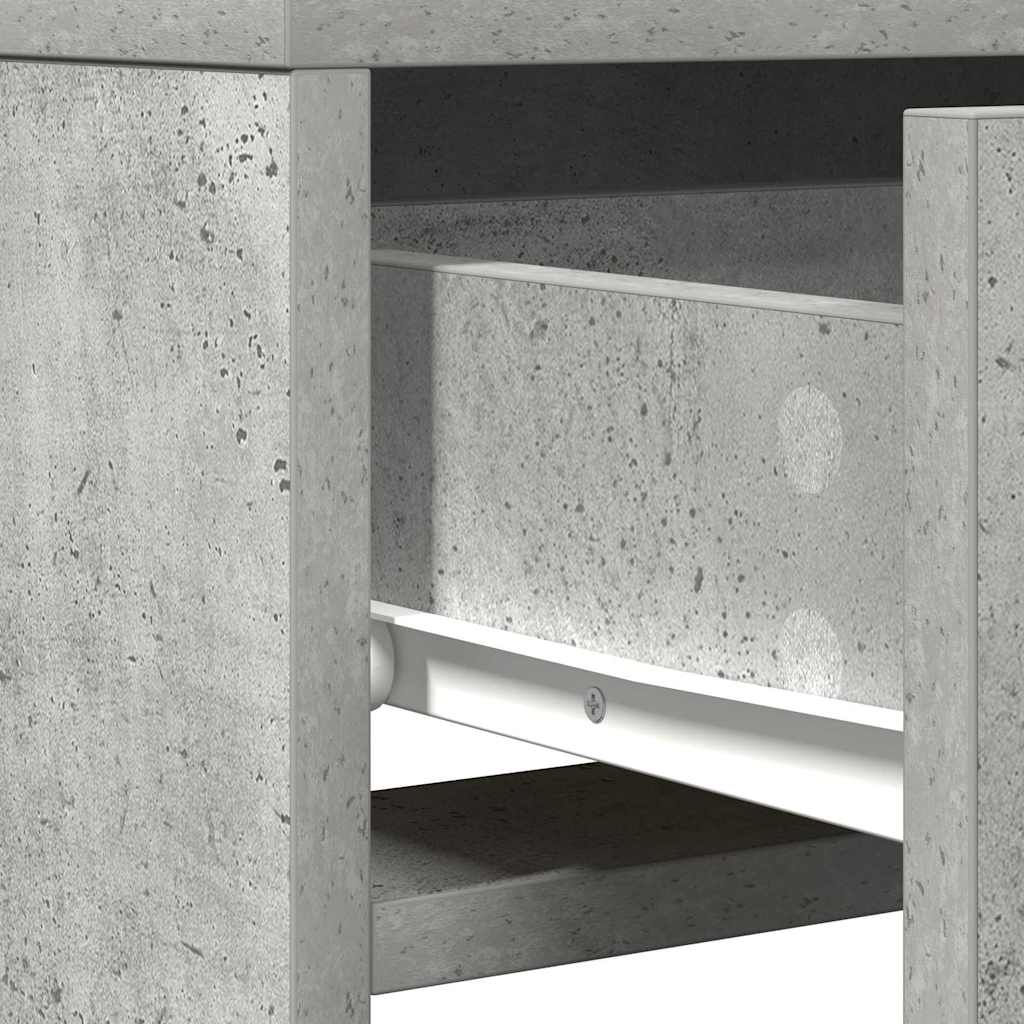 Dressing Table Grey 50 x 41 x 140 cm Engineered Wood