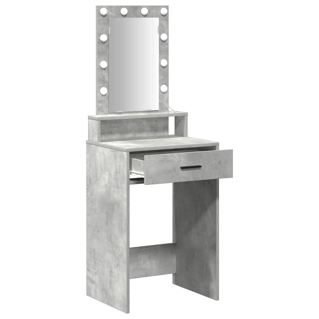 Dressing Table Grey 50 x 41 x 140 cm Engineered Wood