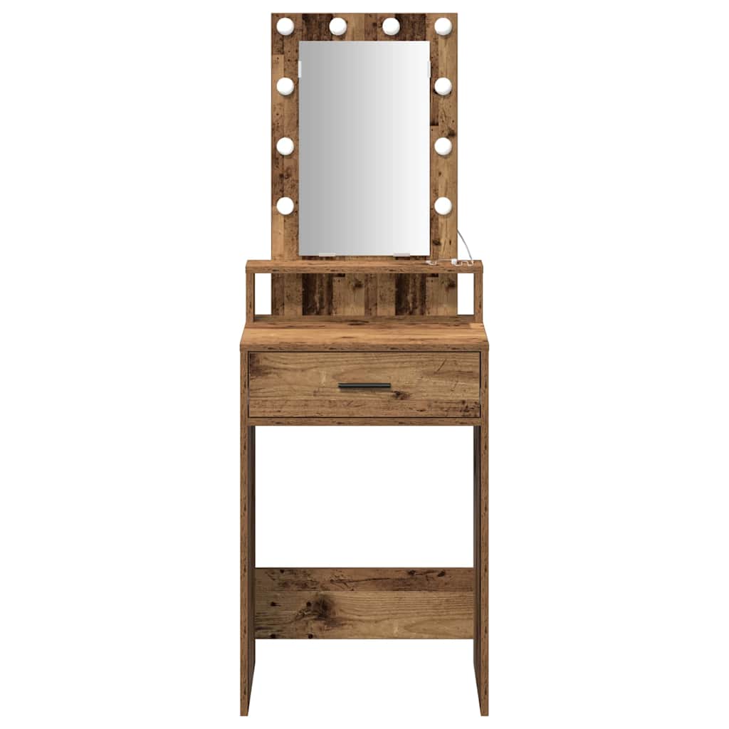 Dressing Table Brown 50 x 41 x 140 cm Engineered Wood