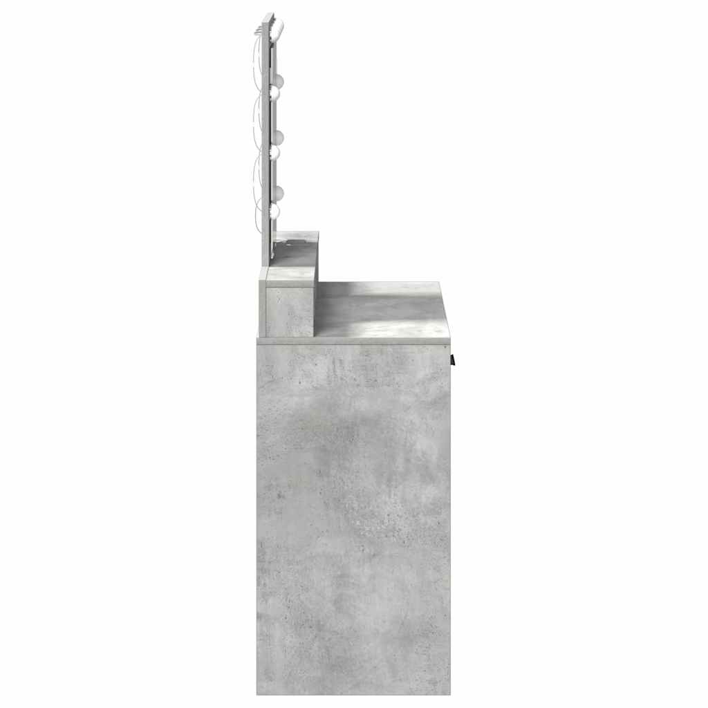 Dressing Table Grey 79 x 41 x 140 cm Engineered Wood