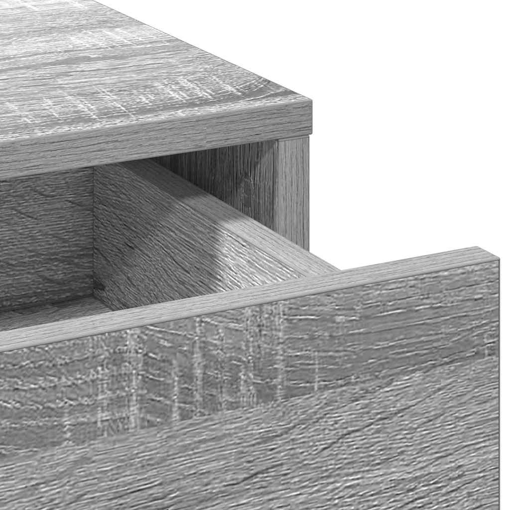 Dressing Table Grey 79 x 41 x 140 cm Engineered Wood