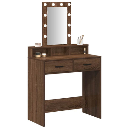 Dressing Table Brown 79 x 41 x 140 cm Engineered wood