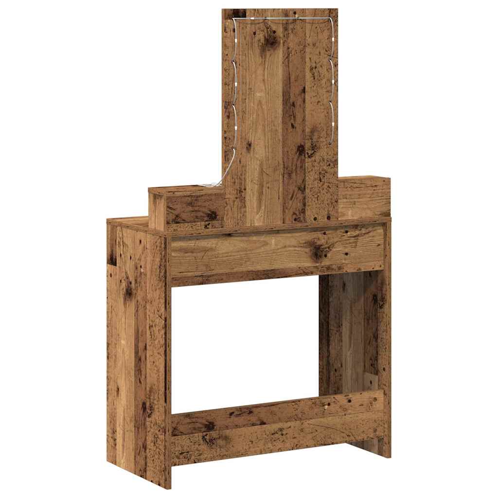Dressing Table Brown 79 x 41 x 140 cm Engineered wood