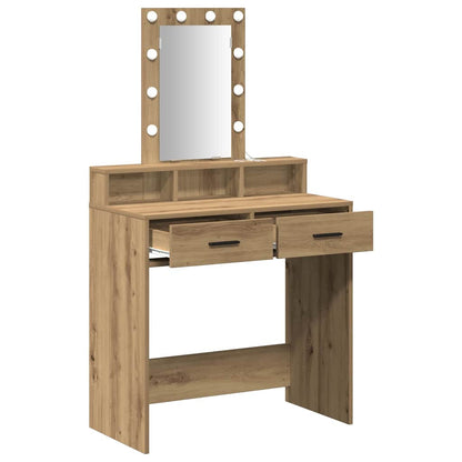 Dressing Table Brown 79 x 41 x 140 cm Engineered Wood