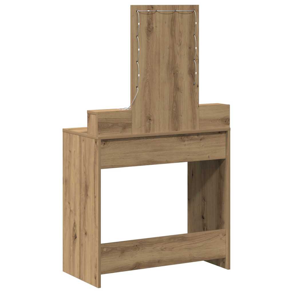 Dressing Table Brown 79 x 41 x 140 cm Engineered Wood