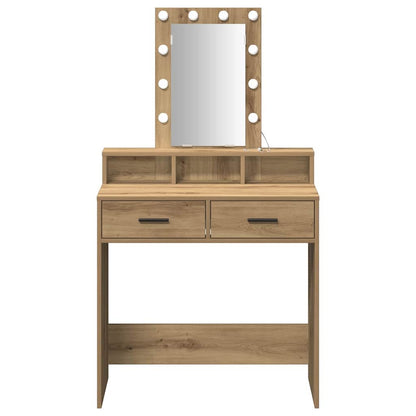 Dressing Table Brown 79 x 41 x 140 cm Engineered Wood