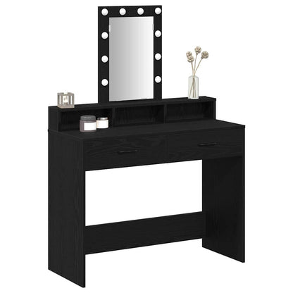 Dressing Table Black 100 x 41 x 140 cm Engineered Wood