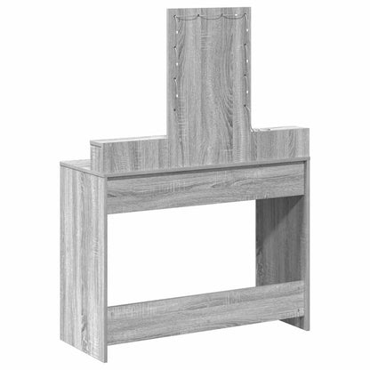 Dressing Table Grey 100 x 41 x 140 cm Engineered Wood
