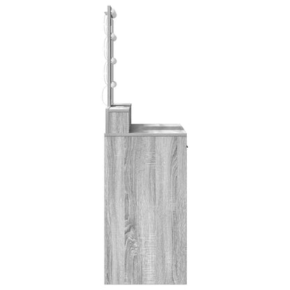 Dressing Table Grey 100 x 41 x 140 cm Engineered Wood