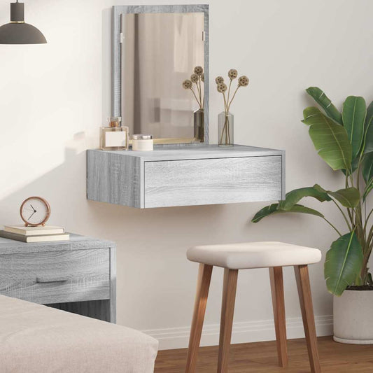 Dressing Table Grey 60 x 40 x 70 cm Engineered Wood