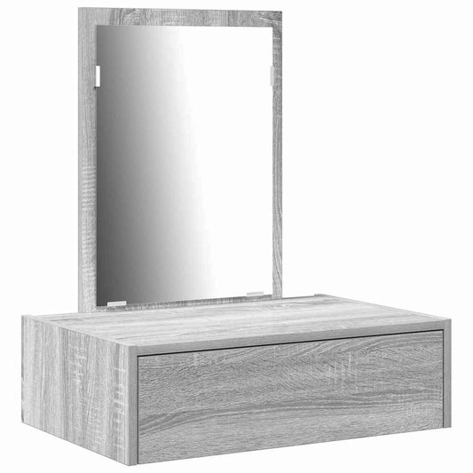 Dressing Table Grey 60 x 40 x 70 cm Engineered Wood