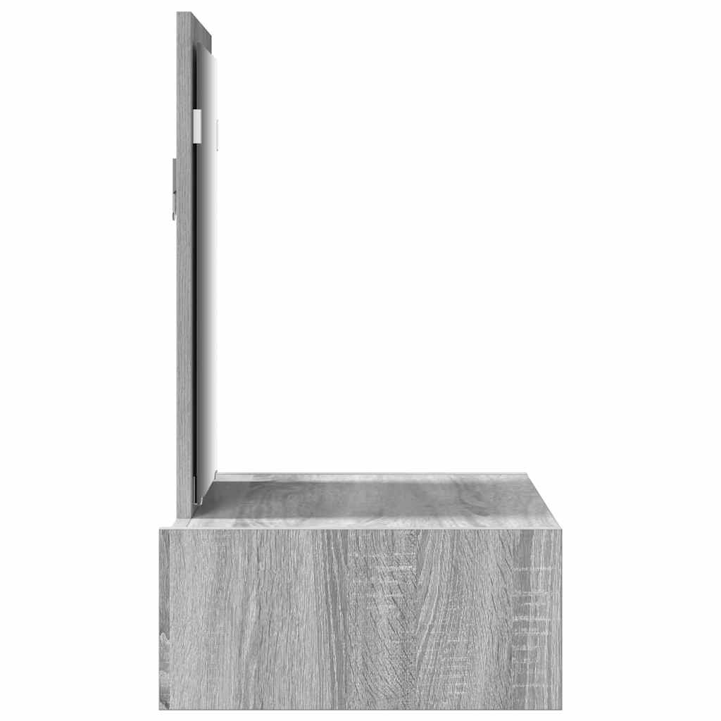 Dressing Table with Drawer Grey 60 x 40 x 70 cm Engineered Wood