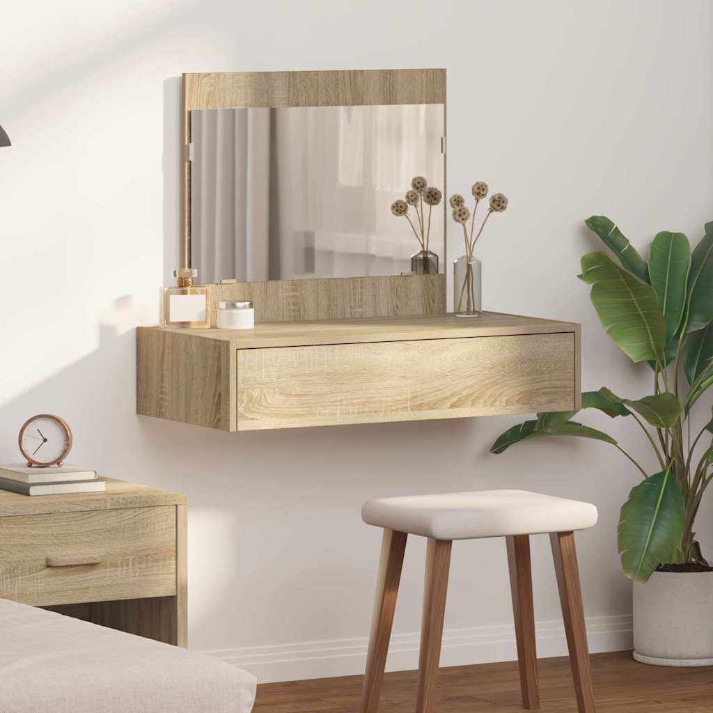 Dressing Table Brown 83 x 40 x 70 cm Engineered wood