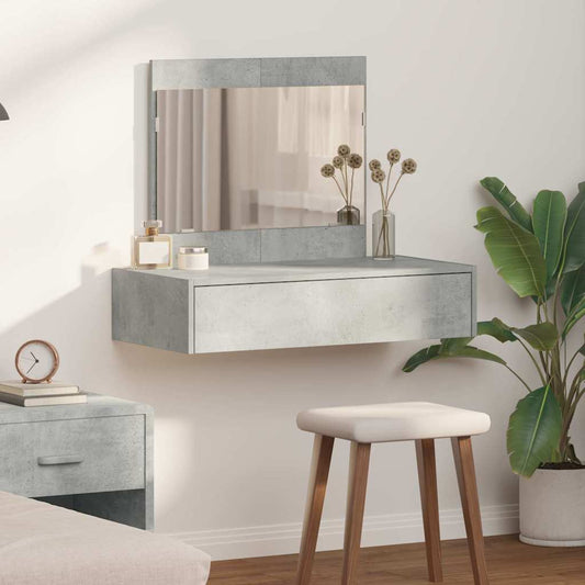 Dressing Table Grey 83 x 40 x 70 cm Engineered Wood