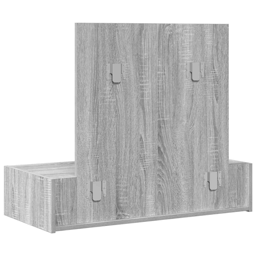 Dressing Table with Drawer Grey 83 x 40 x 70 cm Engineered Wood