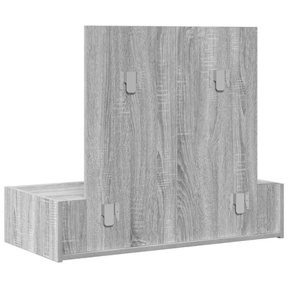 Dressing Table with Drawer Grey 83 x 40 x 70 cm Engineered Wood