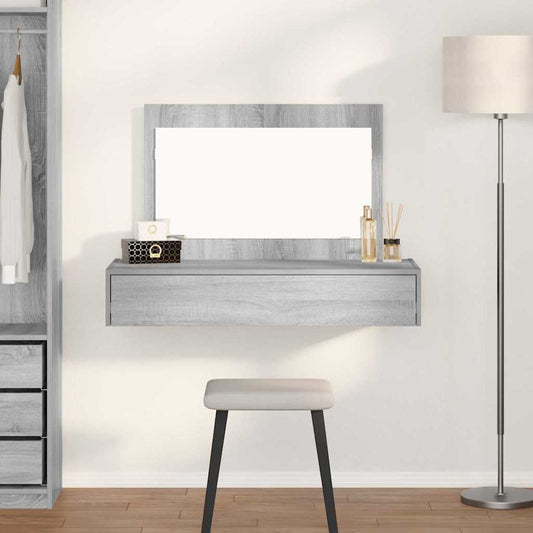 Dressing Table Grey 100 x 40 x 70 cm Engineered wood